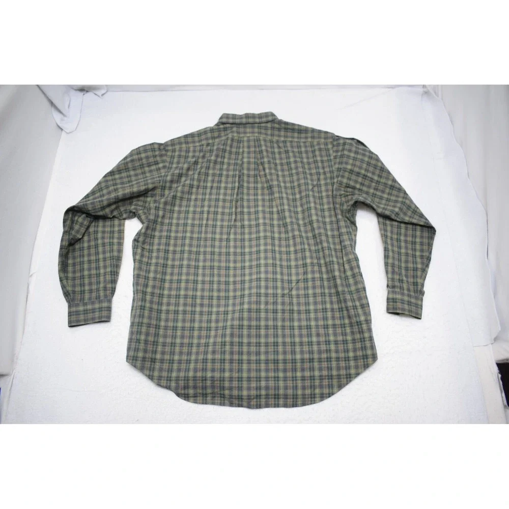 Polo Ralph Lauren Dress Shirt Classic Fit Plaid Long Sleeve Mens Size 17.5 XL - Picture 8 of 8